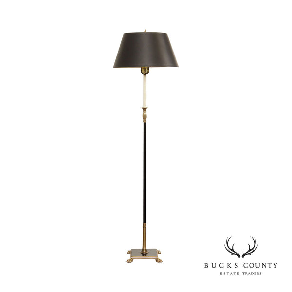 Frederick Cooper Regency Style Brass Floor Lamp