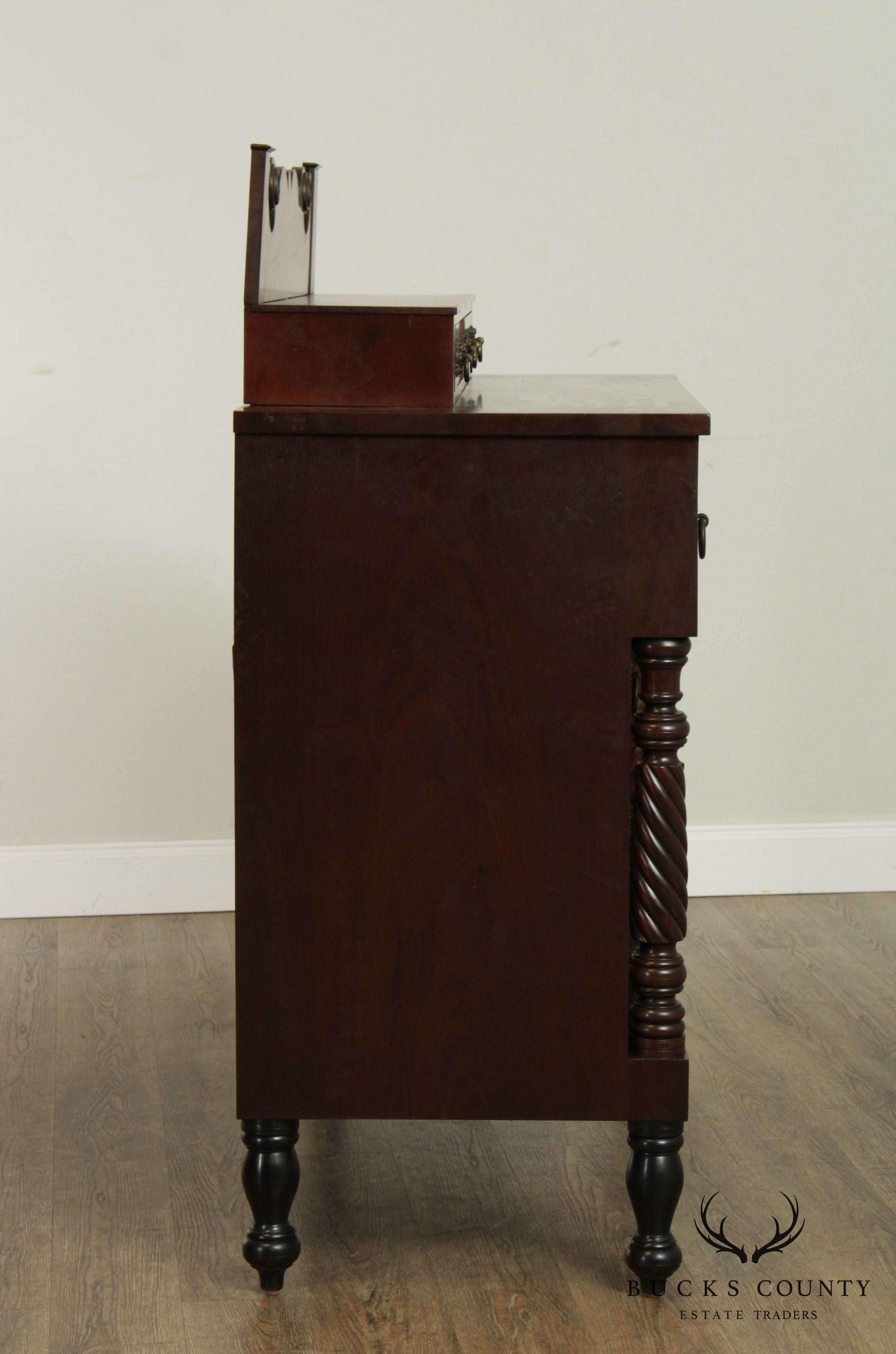 Antique American Federal Mahogany Chest of Drawers