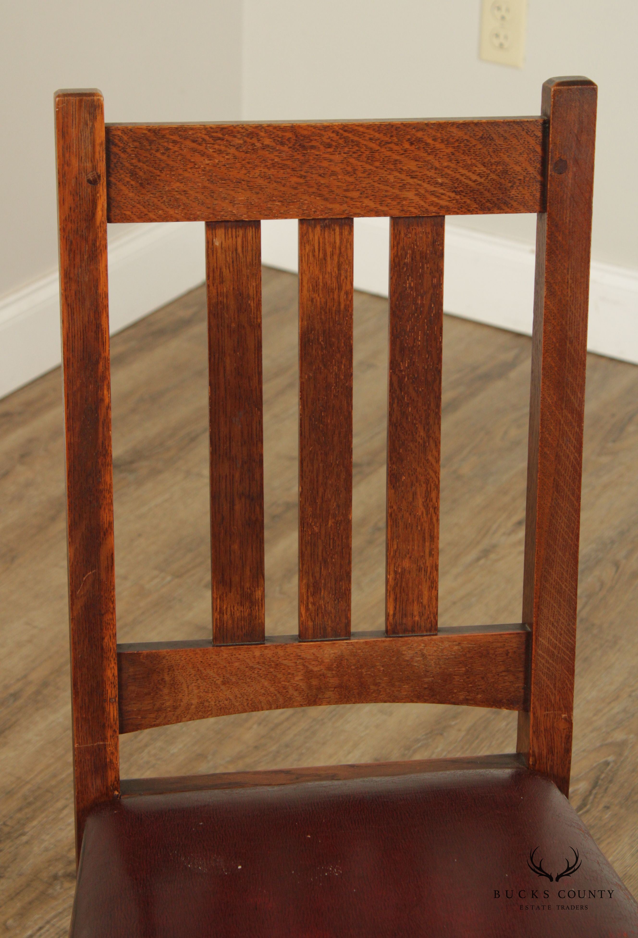 Limbert Antique Mission Oak Side Chair