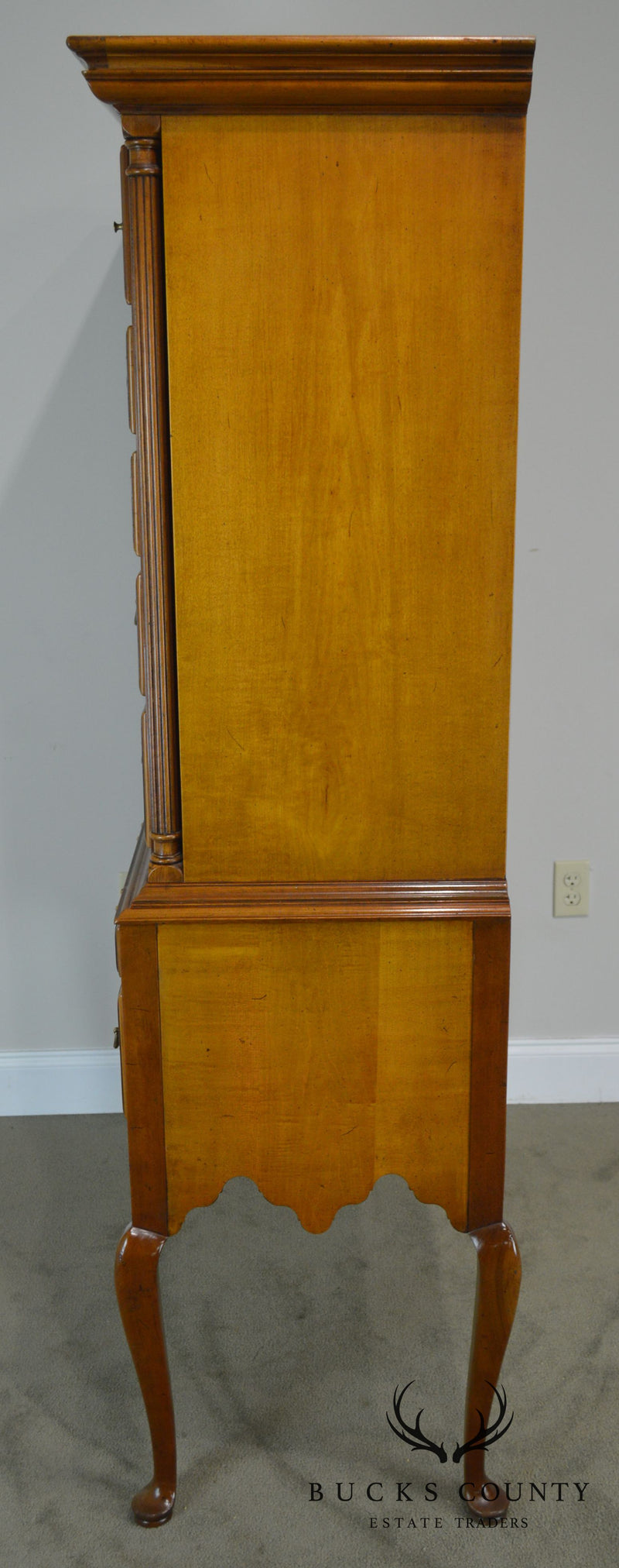 Hickory Chair New England Style Maple Highboy