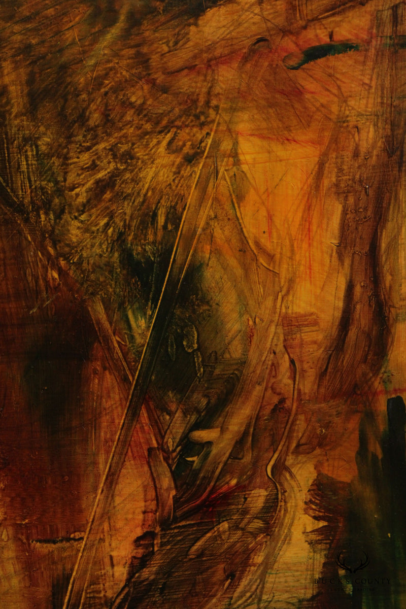 Mark Tochilkin 'Orchestra' Momental Original Oil Painting