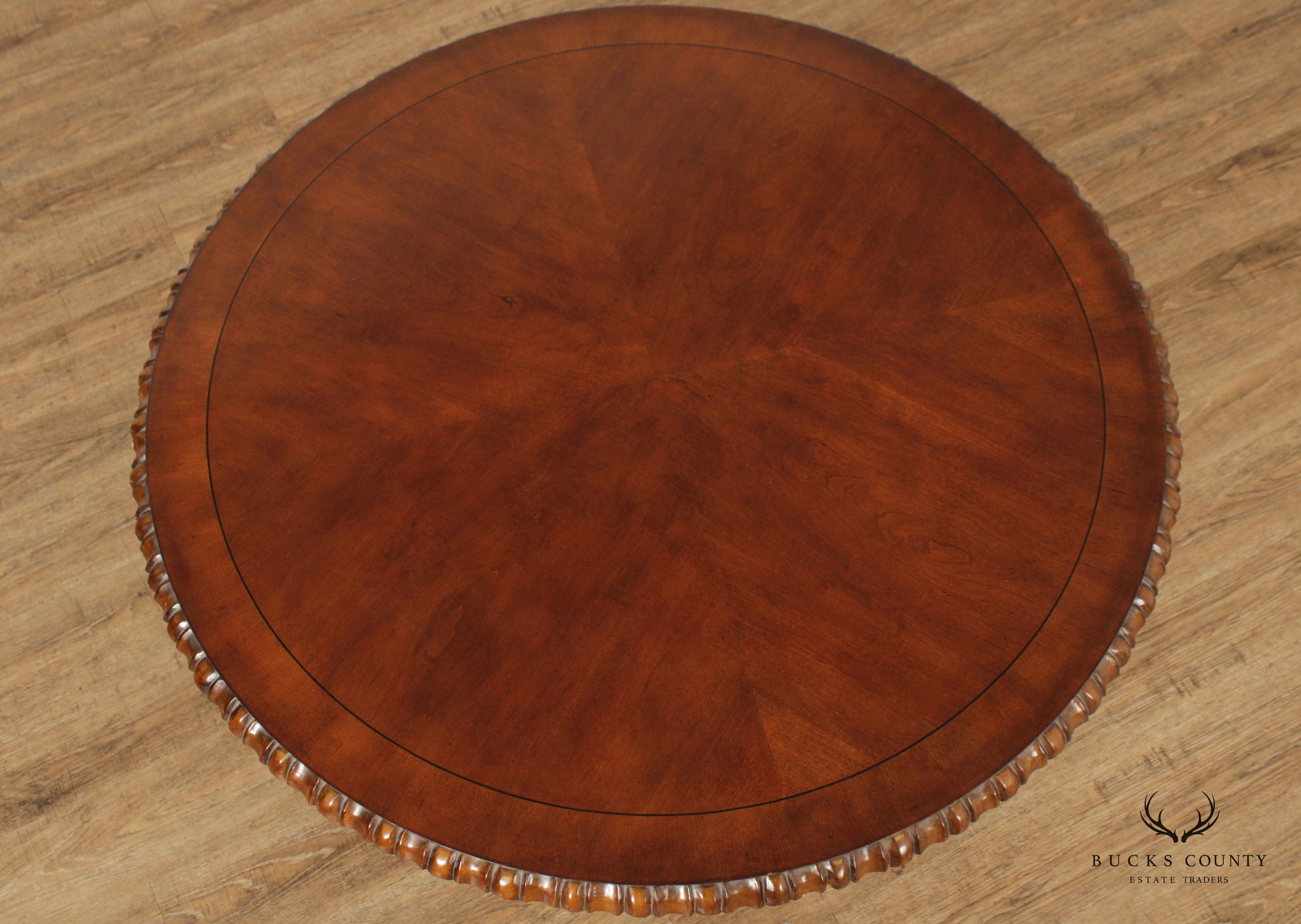 Hekman French Regency Style Round Cocktail Coffee Table