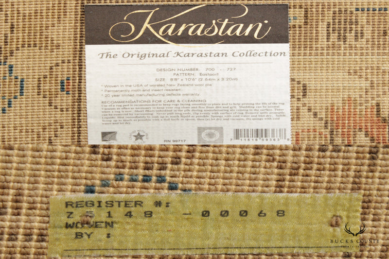 Karastan 'Eastport' 8' 8 Inch x 10' 6 Inch Wool Area Rug