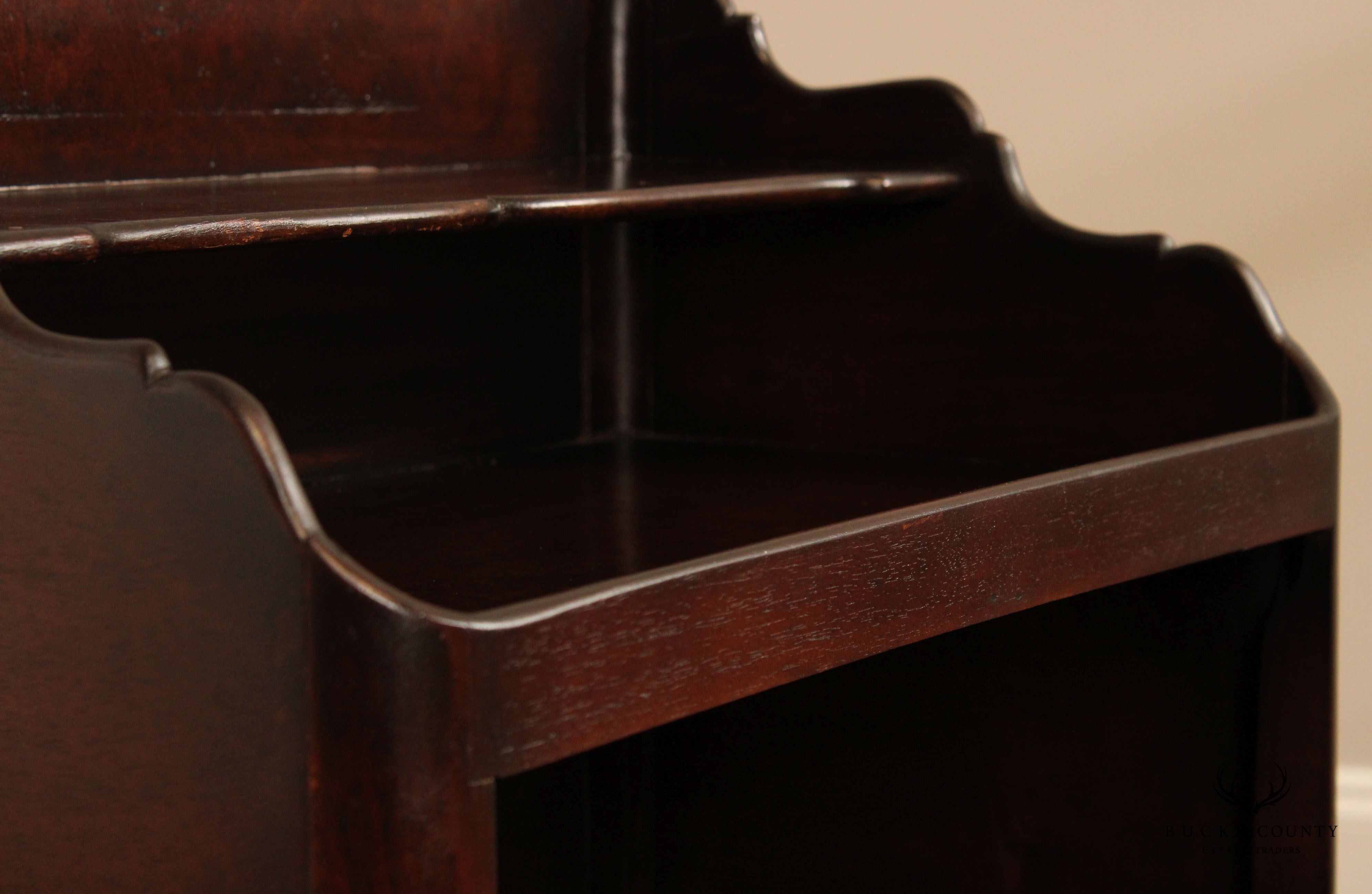 Queen Anne Style Mahogany Bookstand