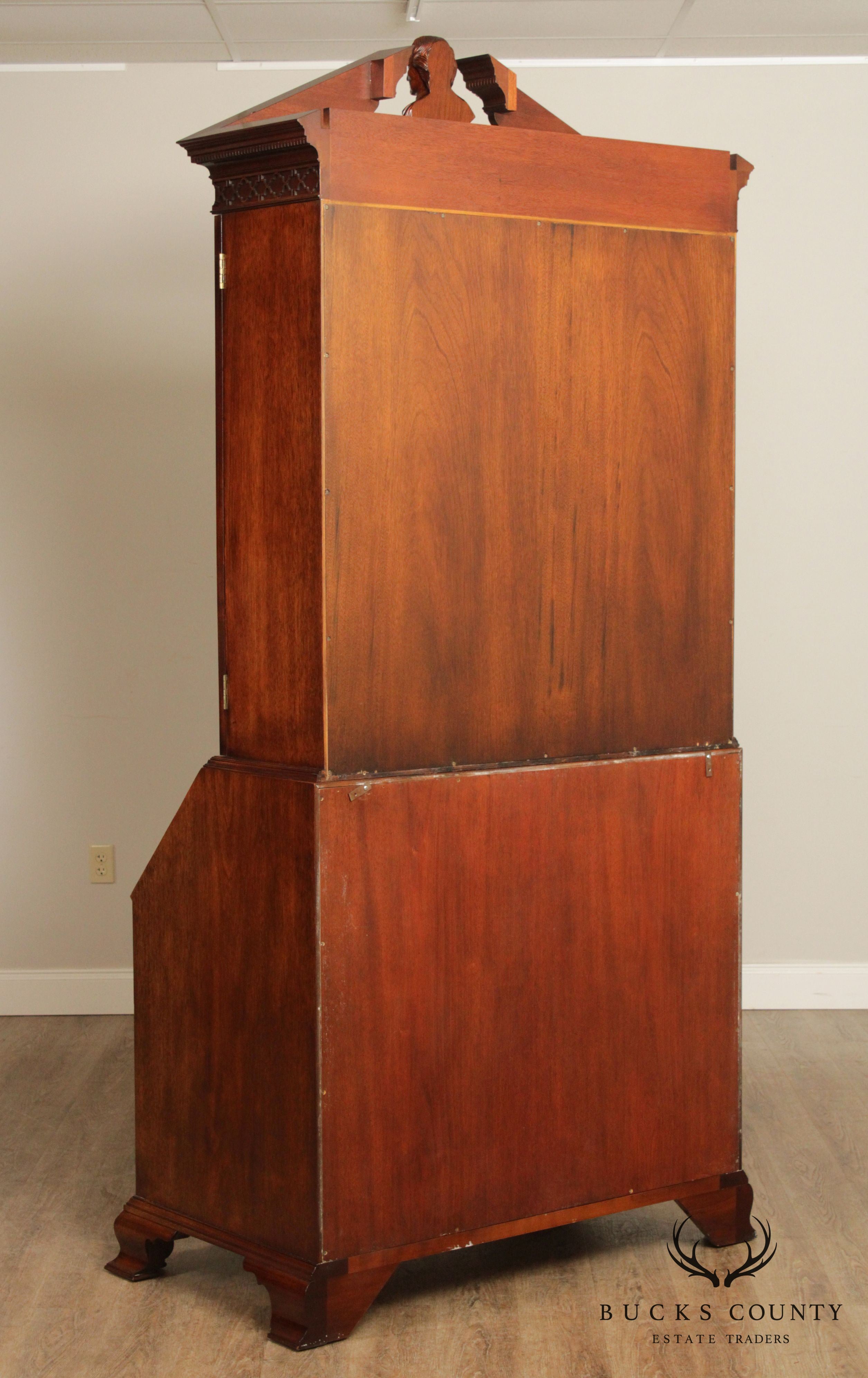 Kindel National Trust for Historic Preservation Collection Mahogany Secretary Desk