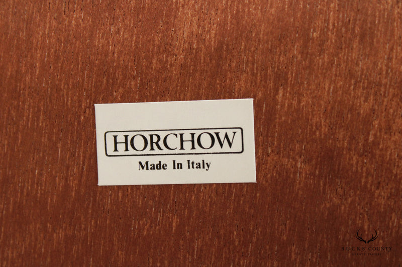 Horchow Italian Mahogany Wall-Hanging Curio Cabinet