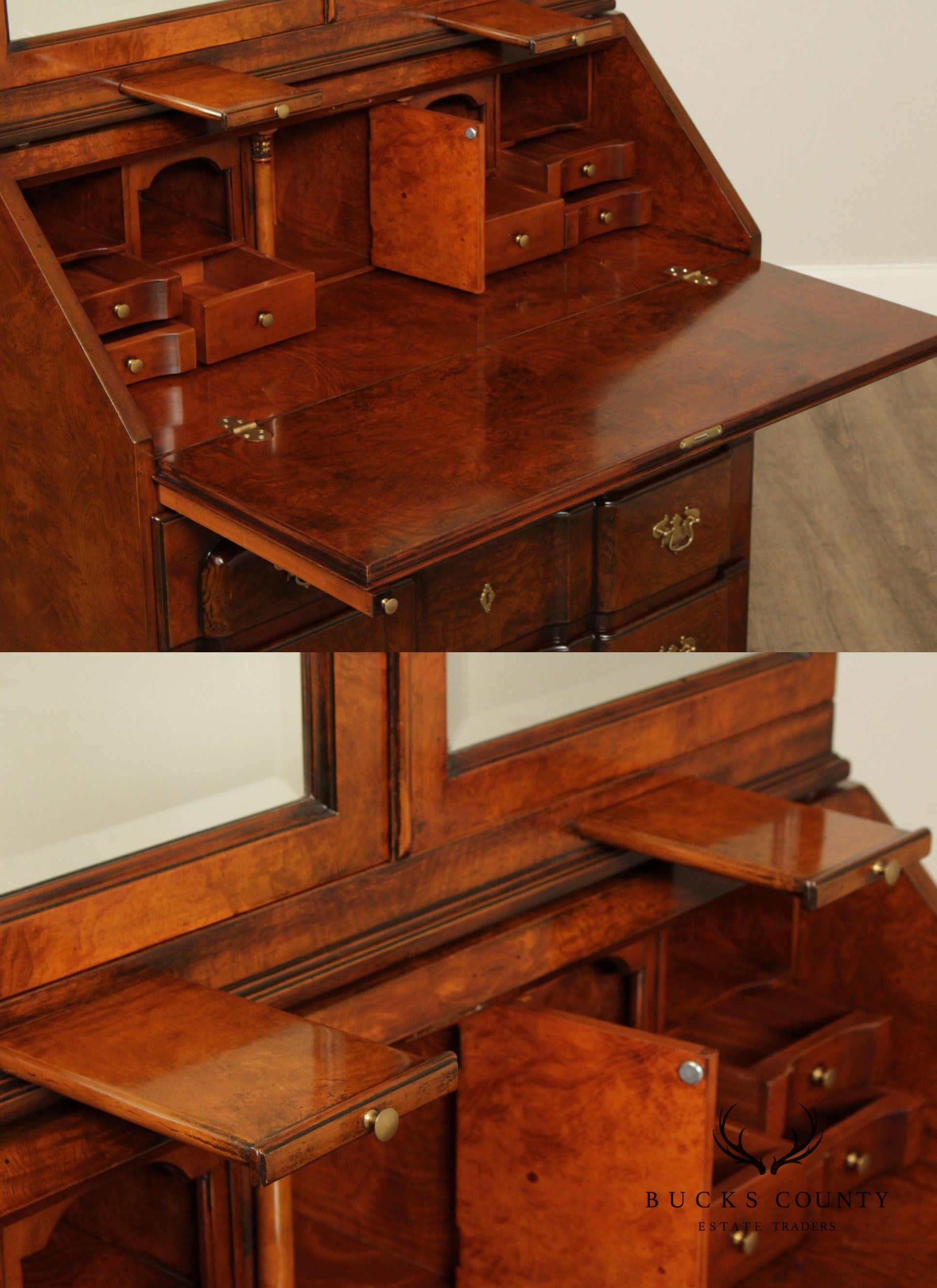 Francesco Molon 18th Century Collection Trumeau Secretary Desk