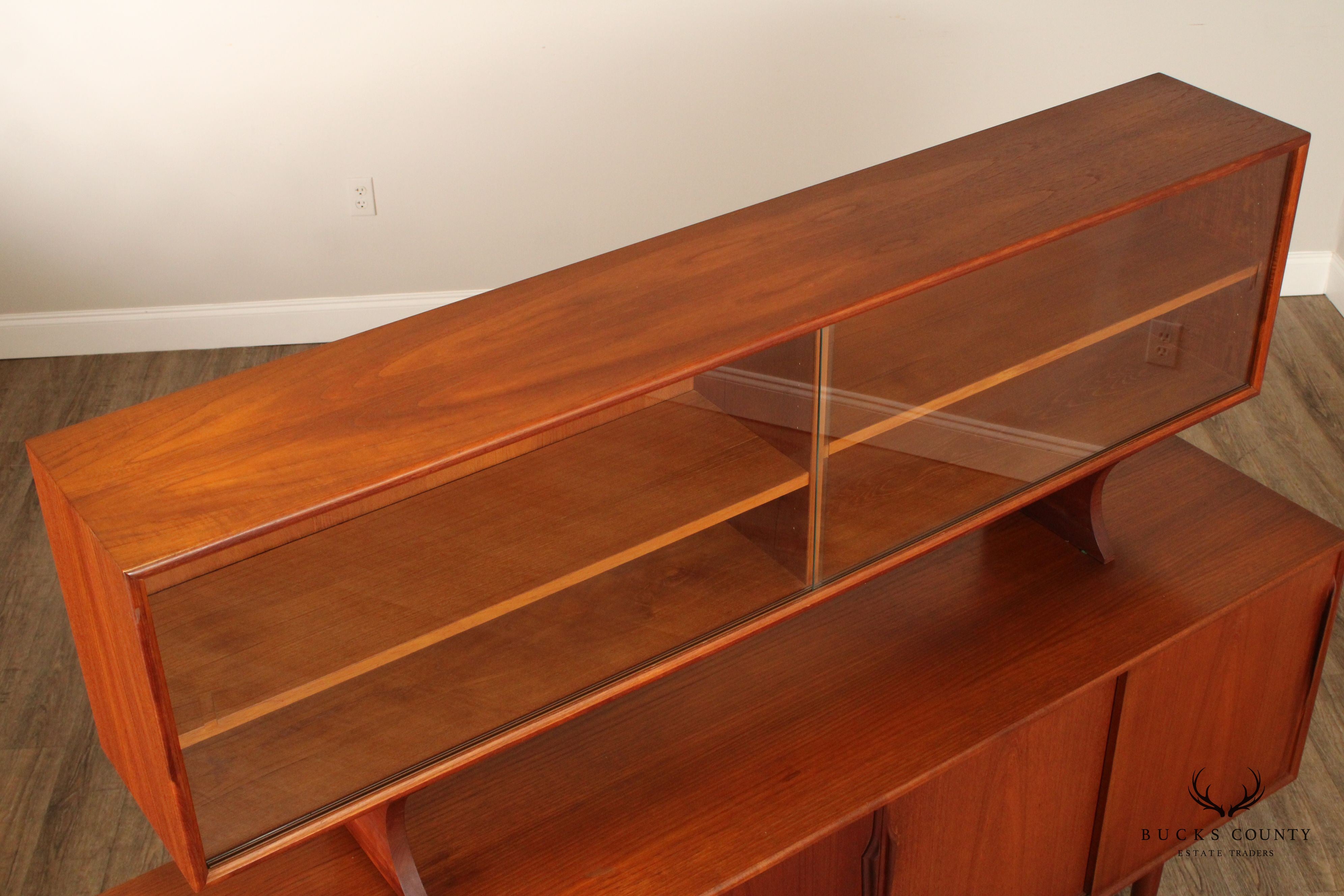 Danish Modern Teak Sideboard Cabinet