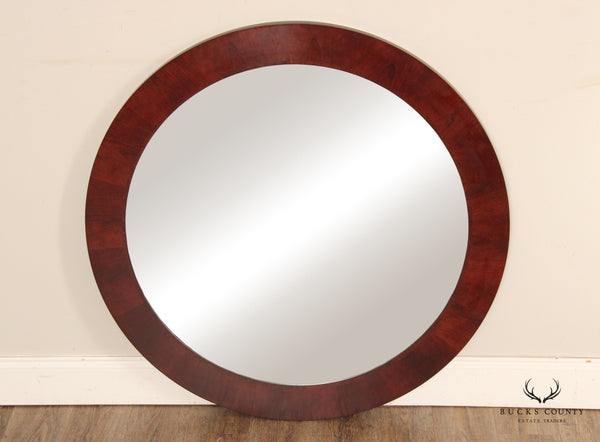 Stickley Metropolitan Collection Round Cherry Mirror