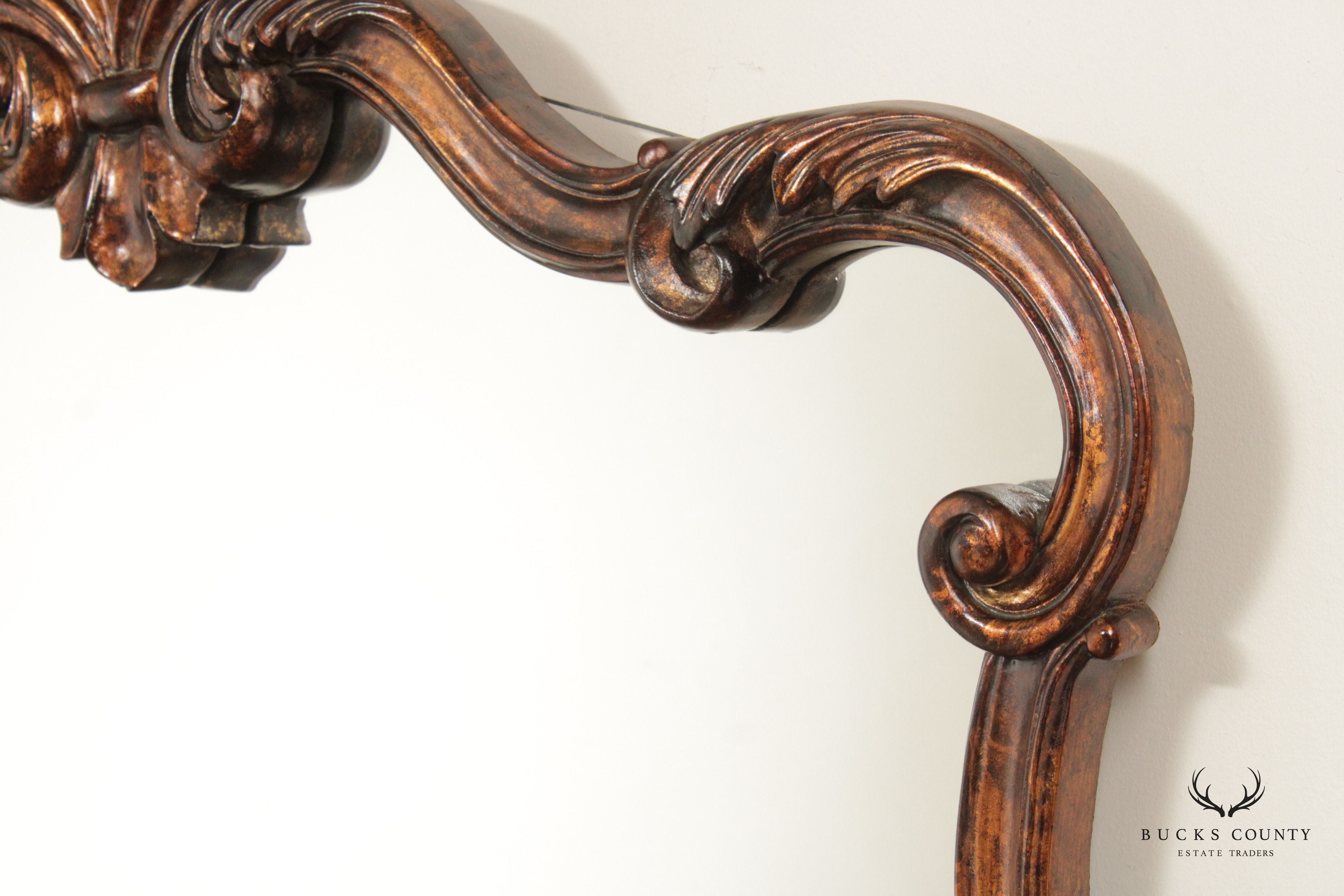 Italian Provincial Style Over-Mantel or Fireplace Mirror