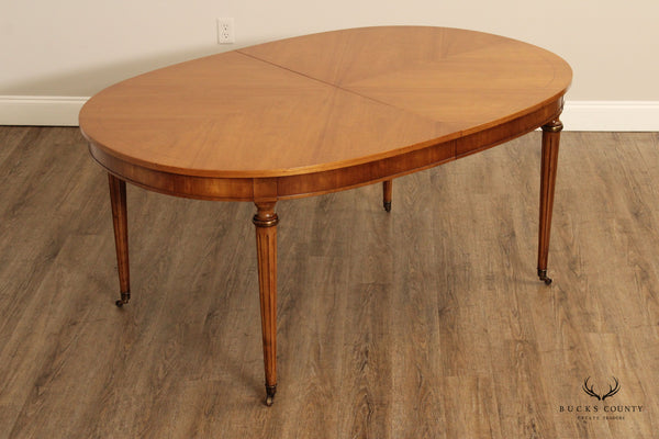 Kindel Furniture French Louis XVI Style Oval Extension Dining Table