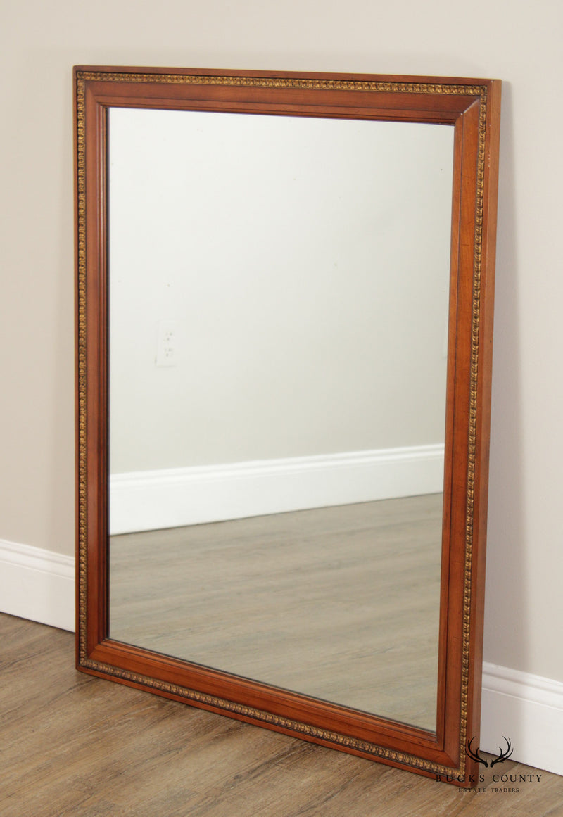 Kindel Belvedere Parcel Gilt Cherry Rectangular Wall Mirror