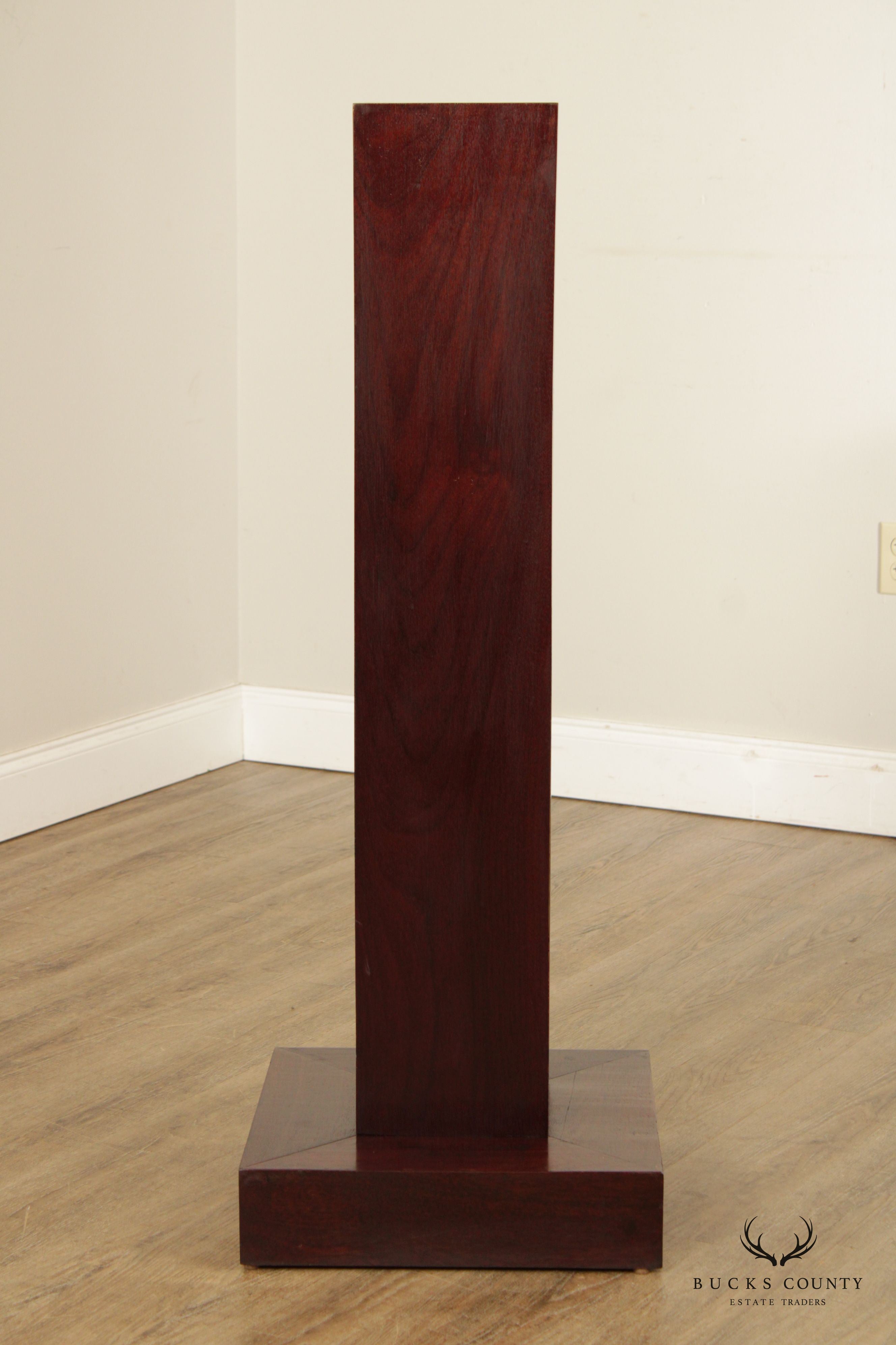 Mid Century Modern Rosewood Sculpture Pedestal