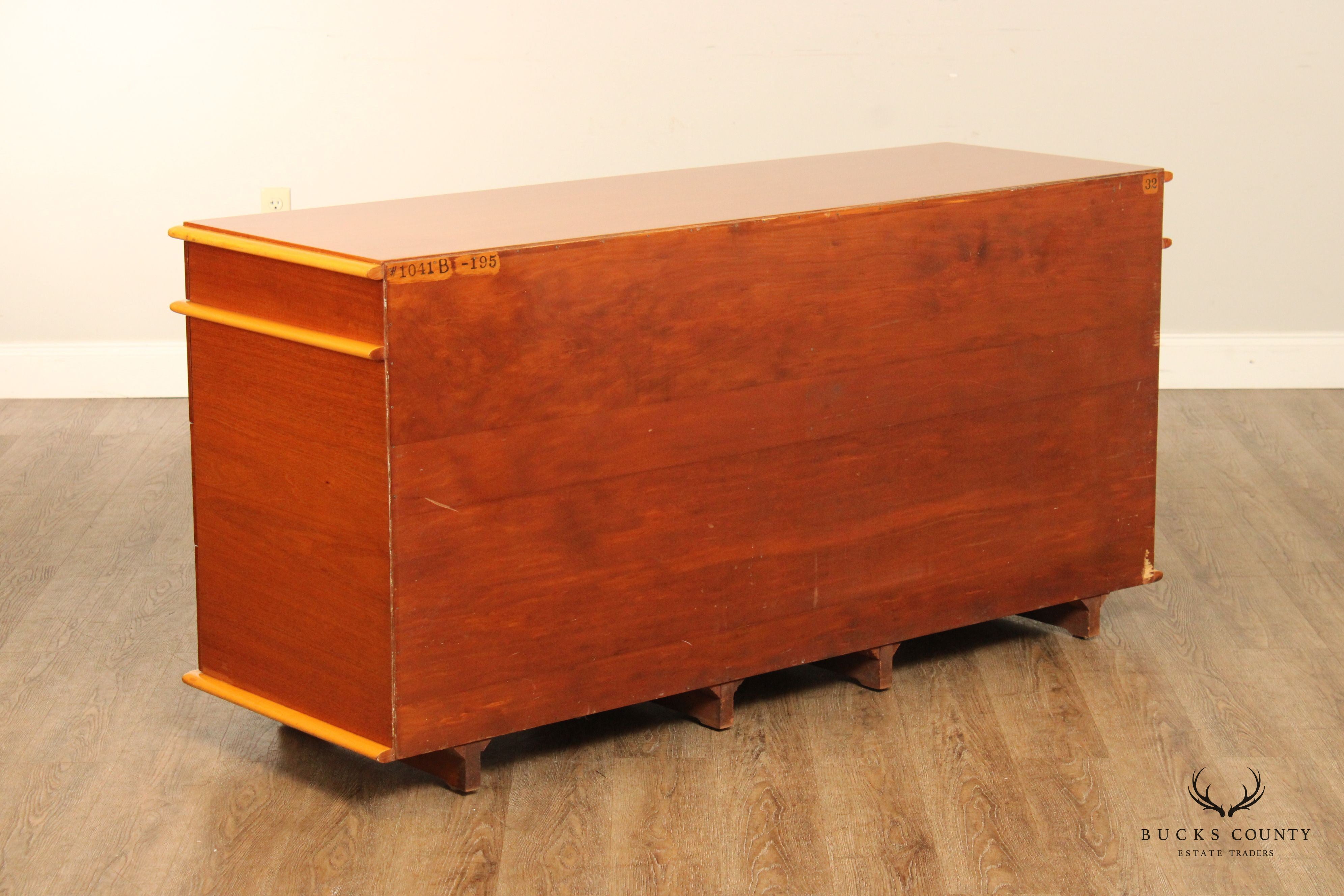 Paul Frankl for Johnson Furniture 'Station Wagon' Long Chest of Drawers