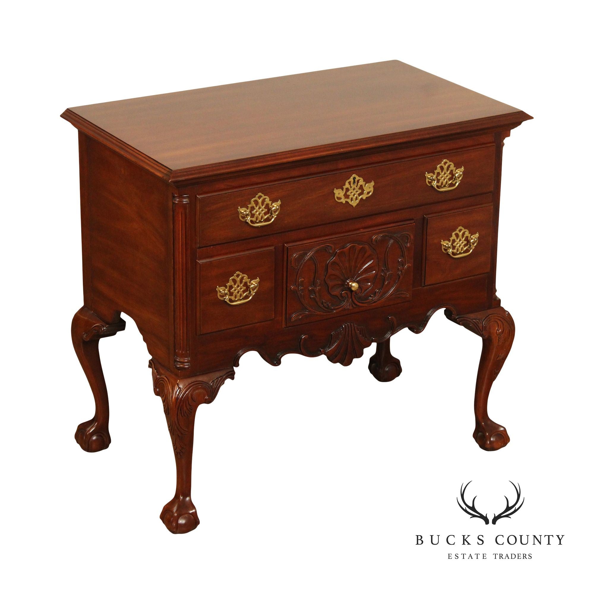 Councill Craftsmen Chippendale Style Mahogany Lowboy