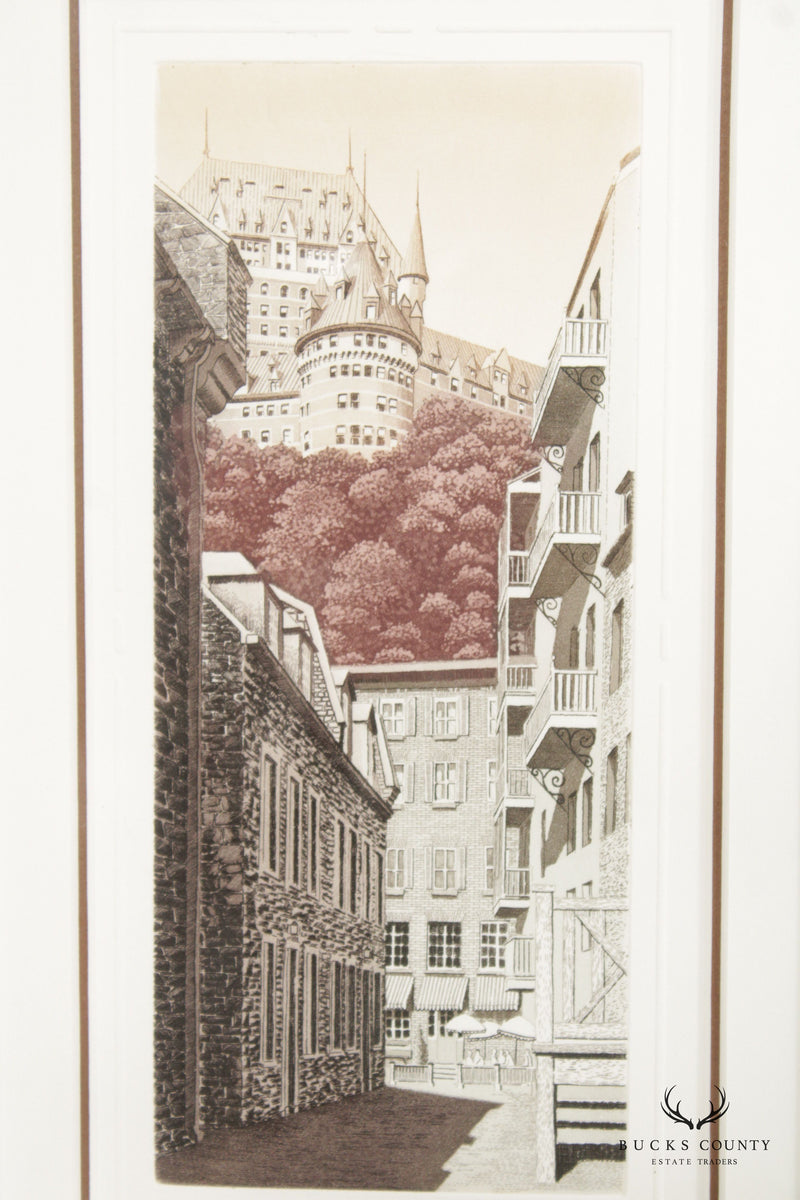 Jean Cencig 'Rue Du Cul-De-Sac' Framed Artist Proof Print