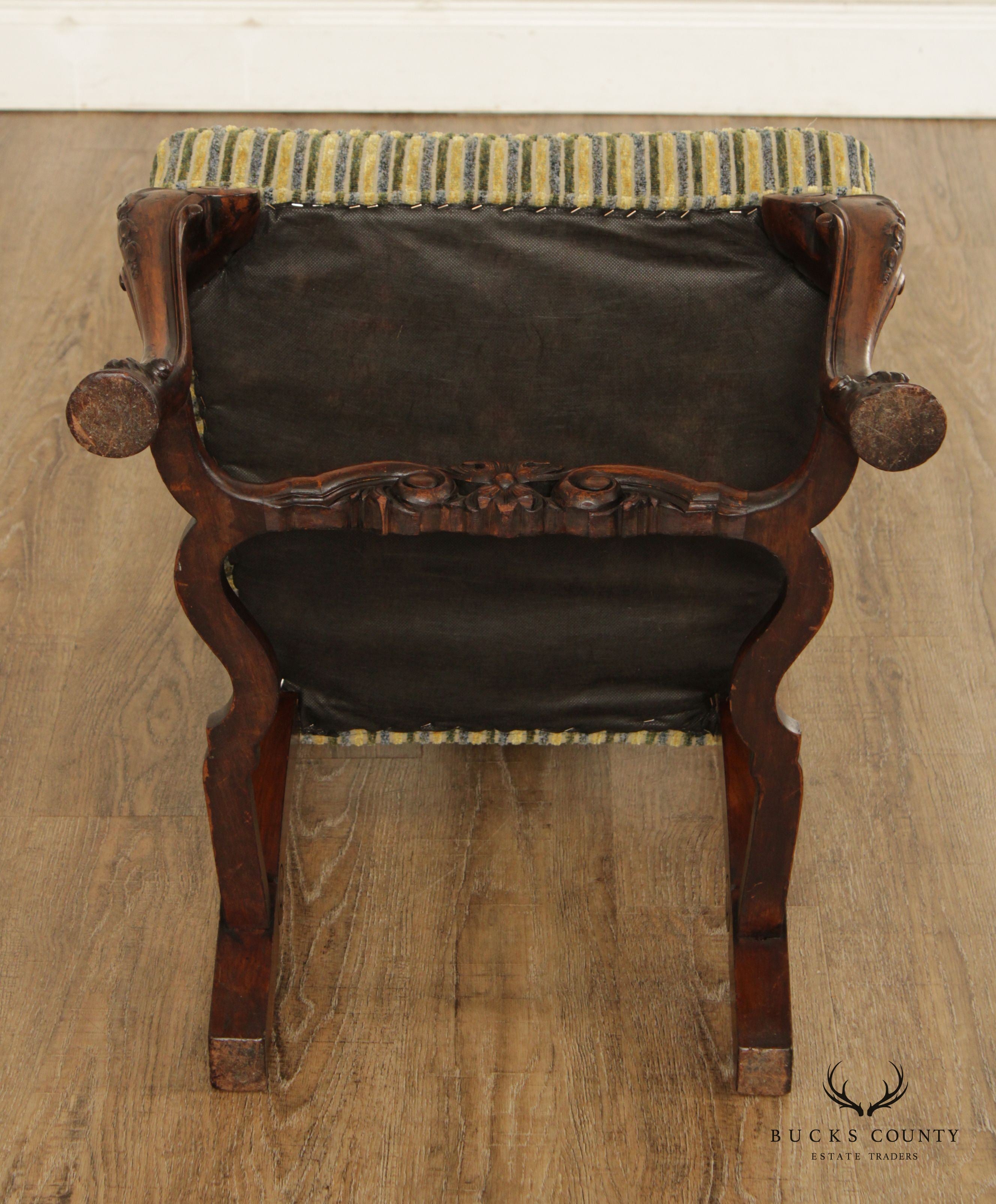 Portuguese Rococo Style Carved Dining Side Chair