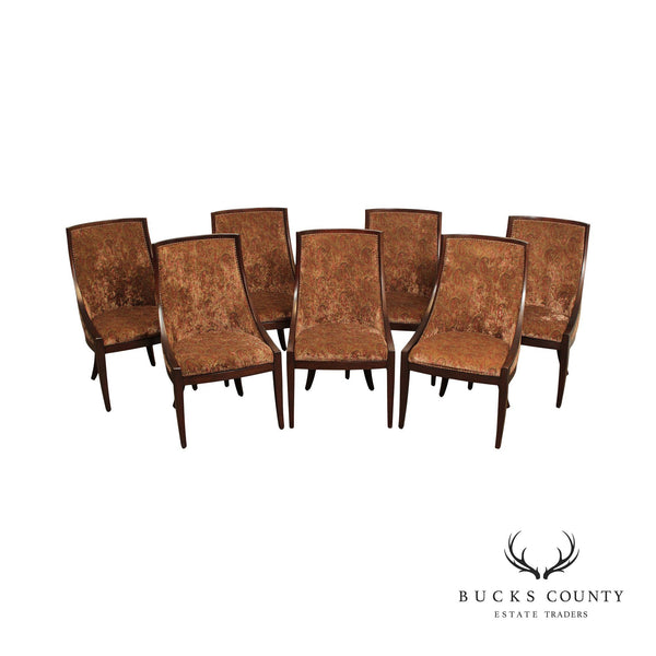Lexington Transitional Empire Style Set of Seven Dining Chairs