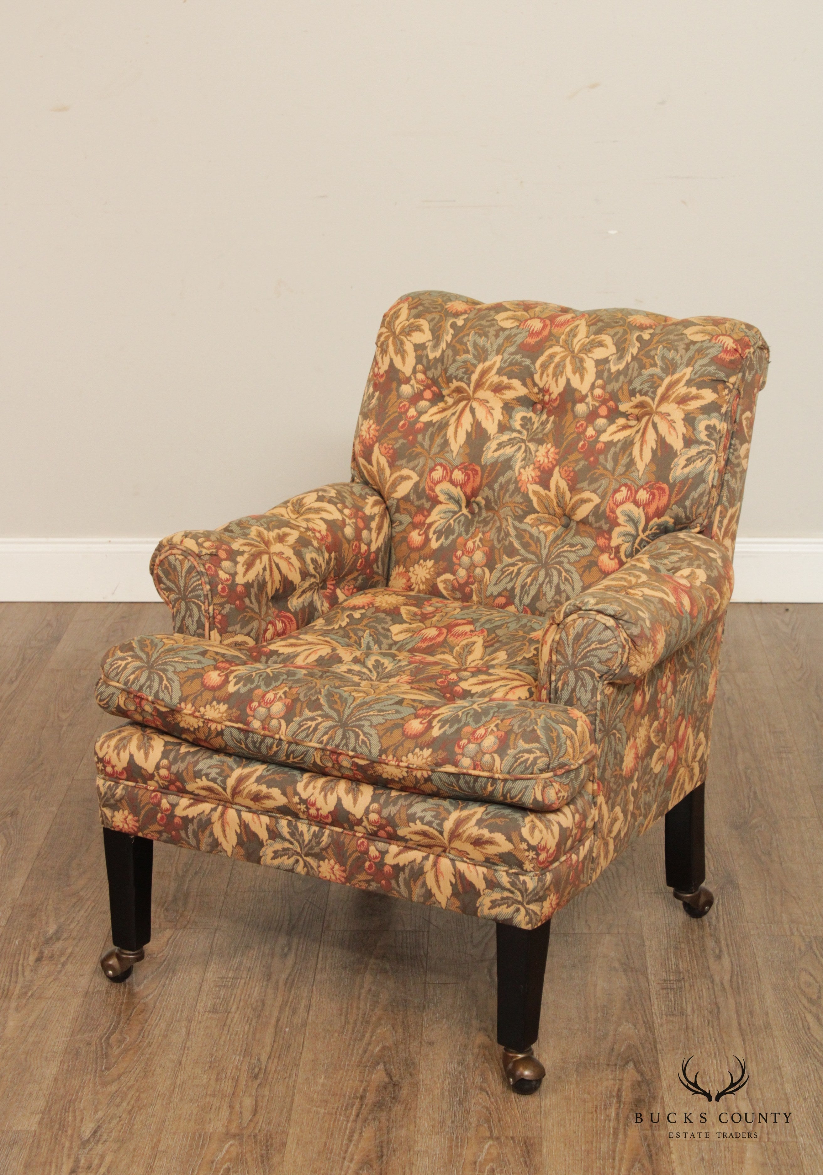 Cabot Wrenn Set Of Four Custom Upholstered Club Chairs