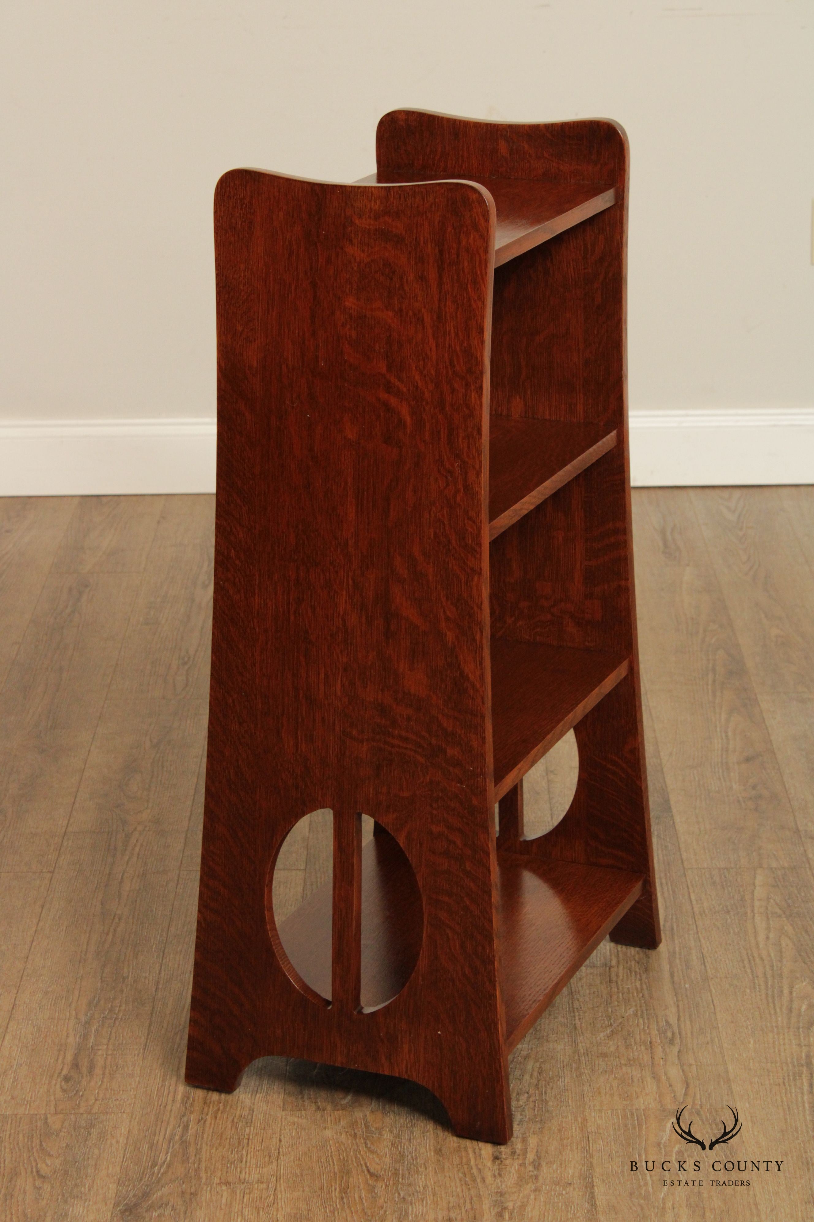 Stickley Mission Collection Oak Limbert Magazine Stand Bookcase