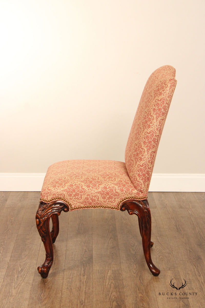 Theodore Alexander Althorp Living History Carved Mahogany Side Chair