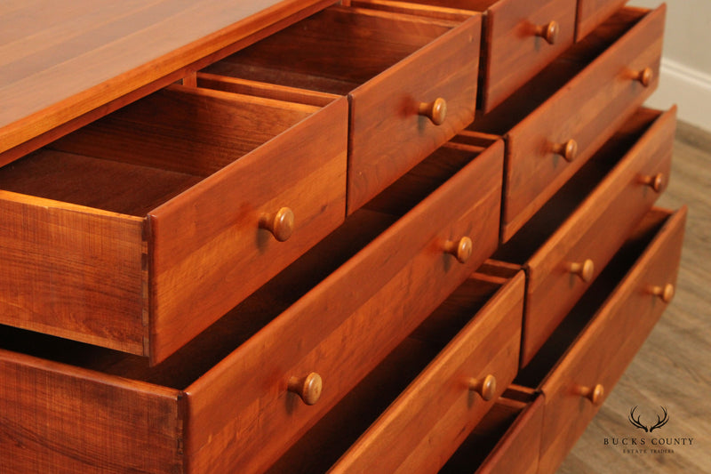 Quality Solid Cherry Wood Long Dresser