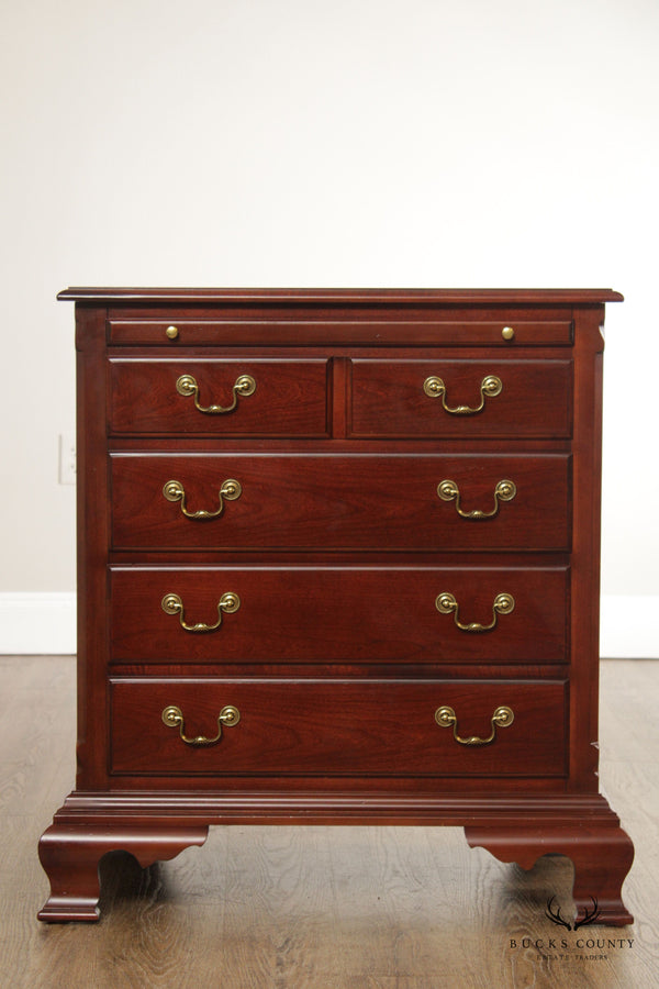 Thomasville Chippendale Style Cherry Bachelor's Chest