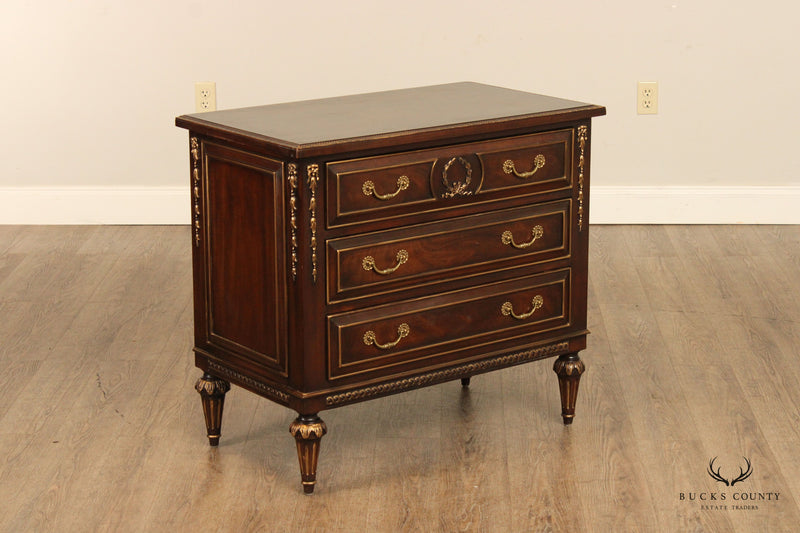 E J Victor Newport Historic Collection Pair Mahogany Nightstands