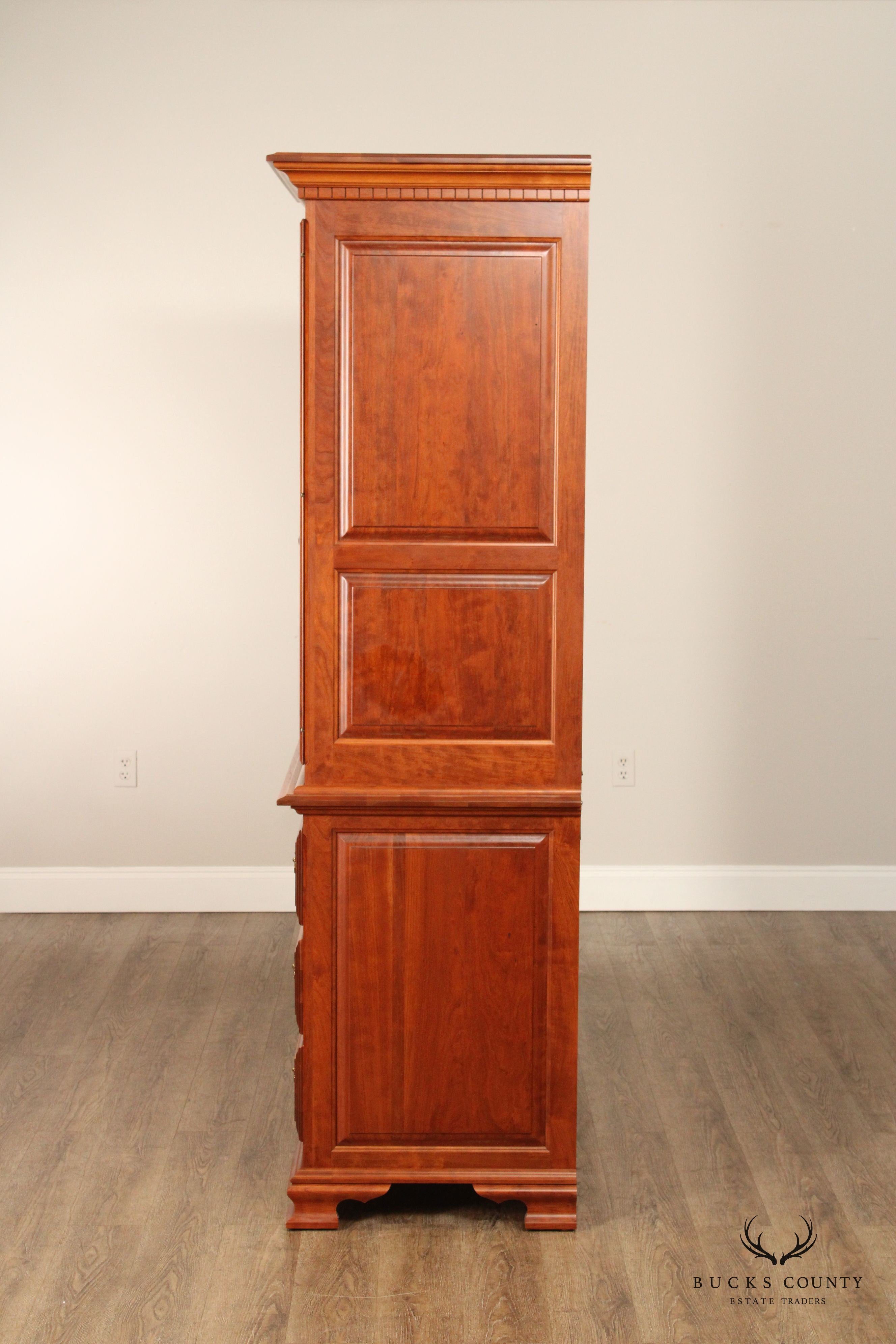 Millcraft 'Victoria's Tradition' Carved Cherry Armoire