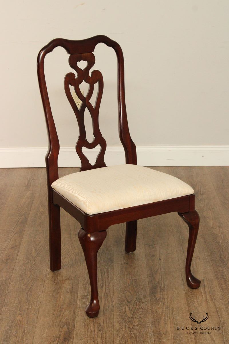 Pennsylvania House Queen Anne Style Set of Eight Cherry Dining Chairs