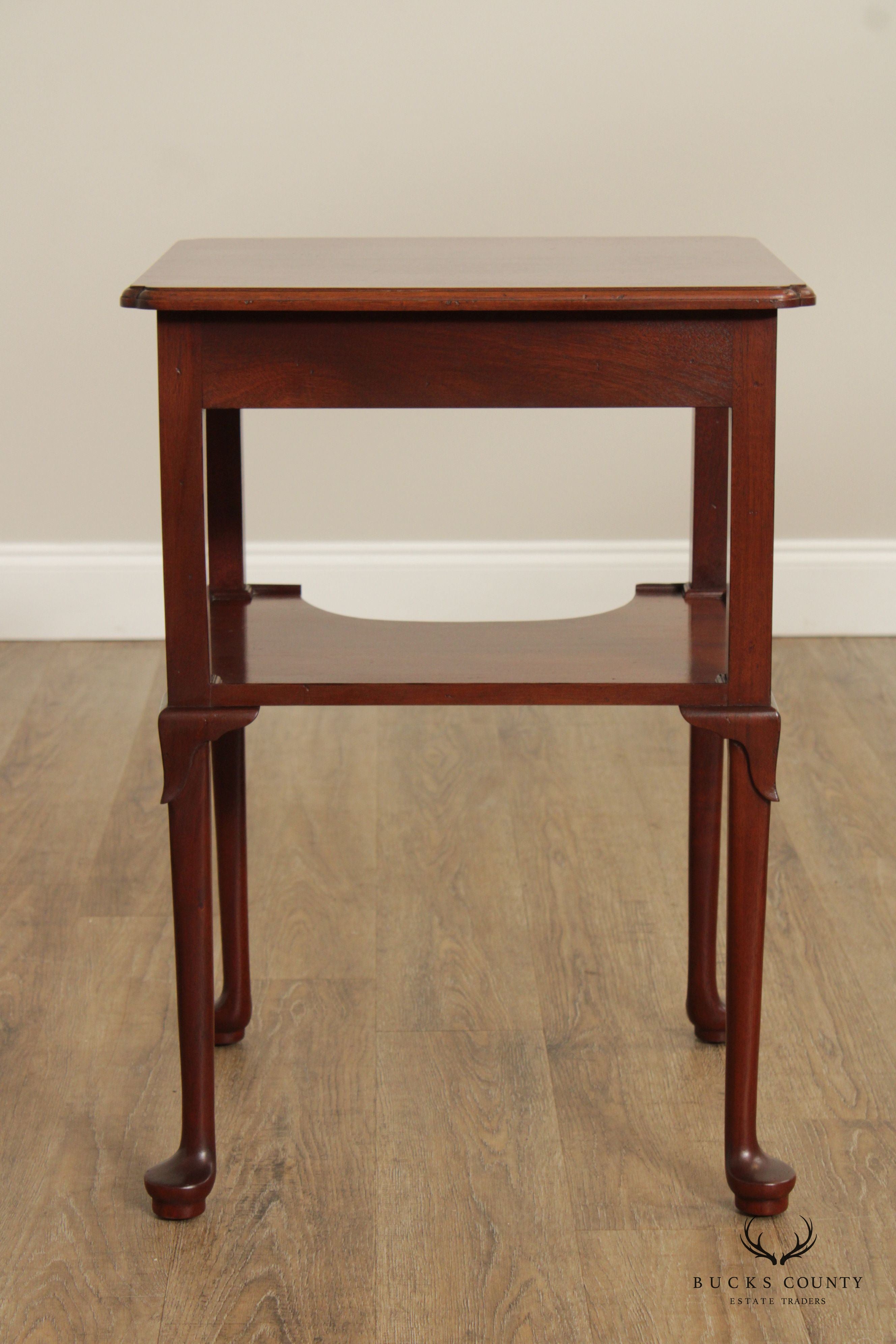 Southampton Queen Anne Style Mahogany Side Table