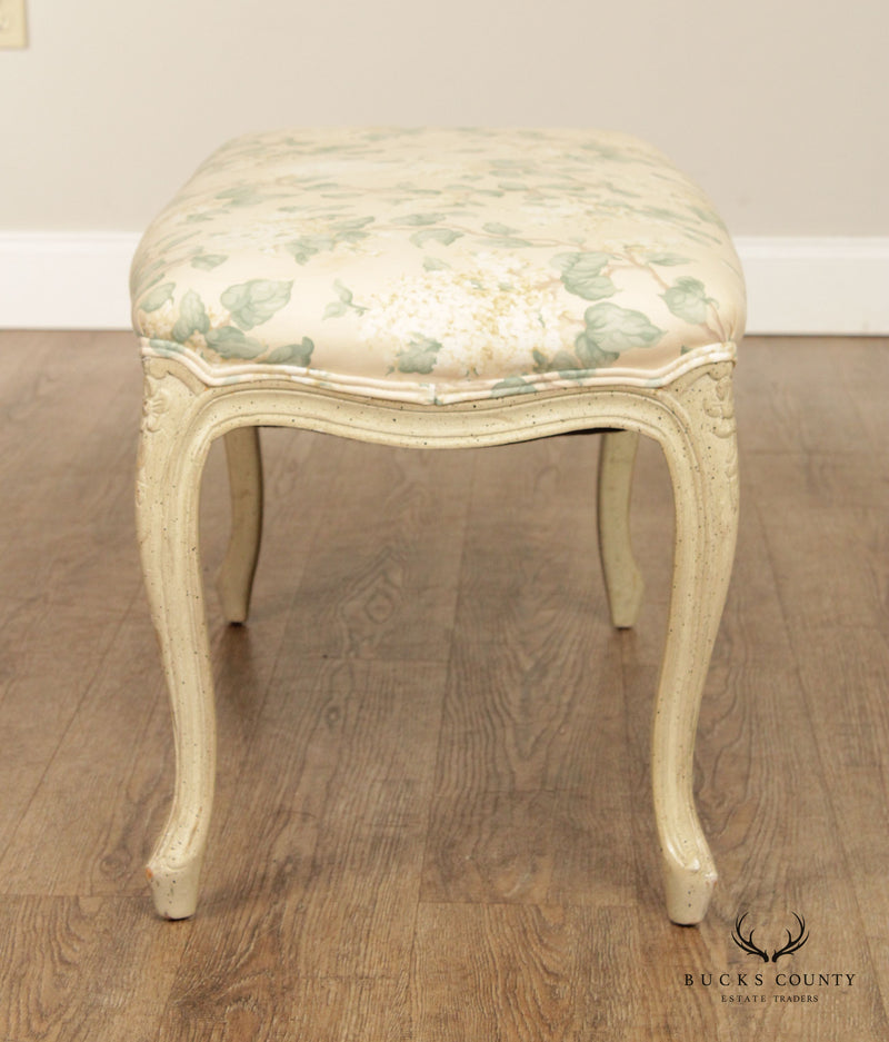 French Louis XV Style Painted Window Bench