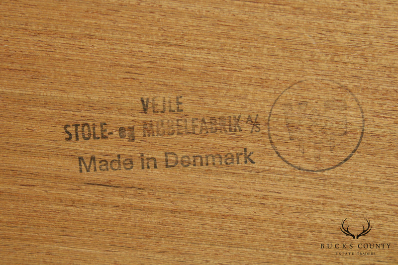 Danish Modern Square Teak Coffee Table Mobelfabrik