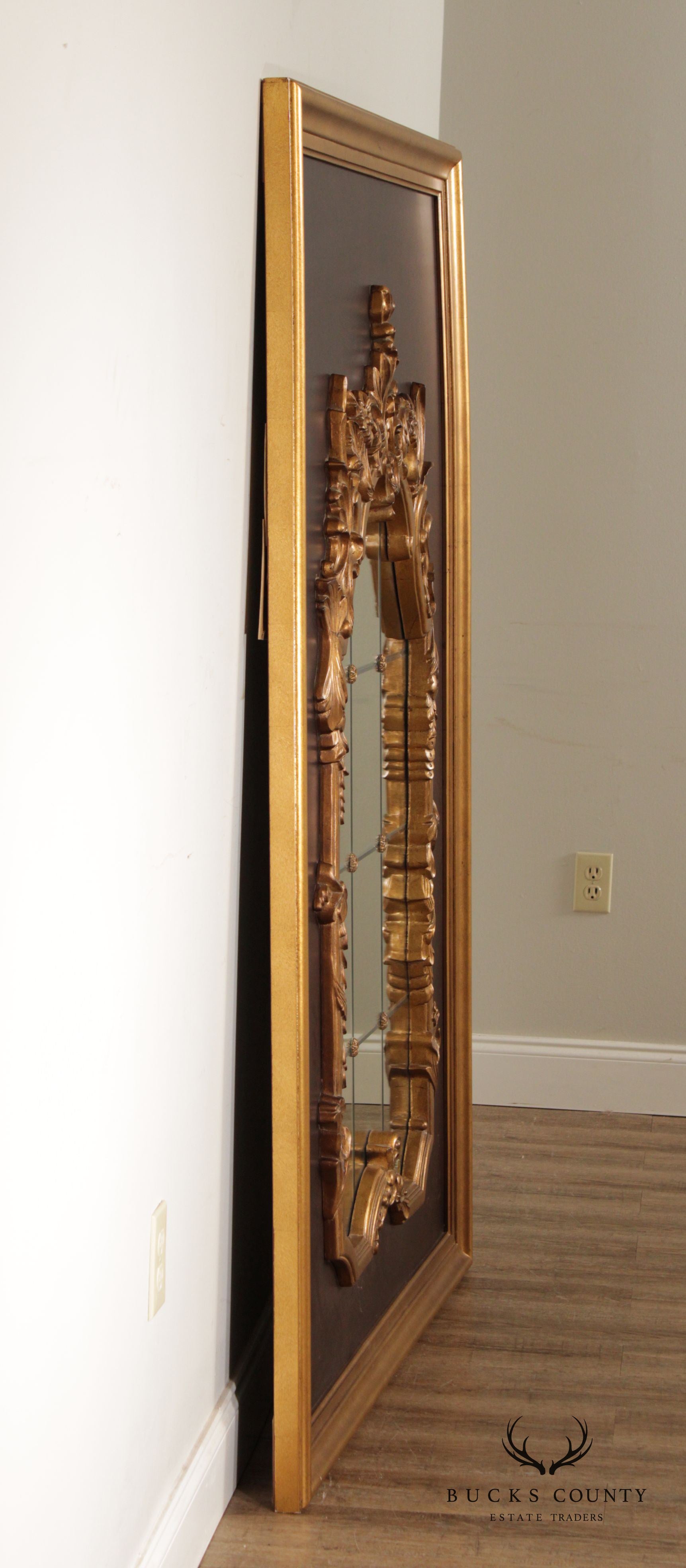 Bassett Rococo Style Giltwood Wall Mirror