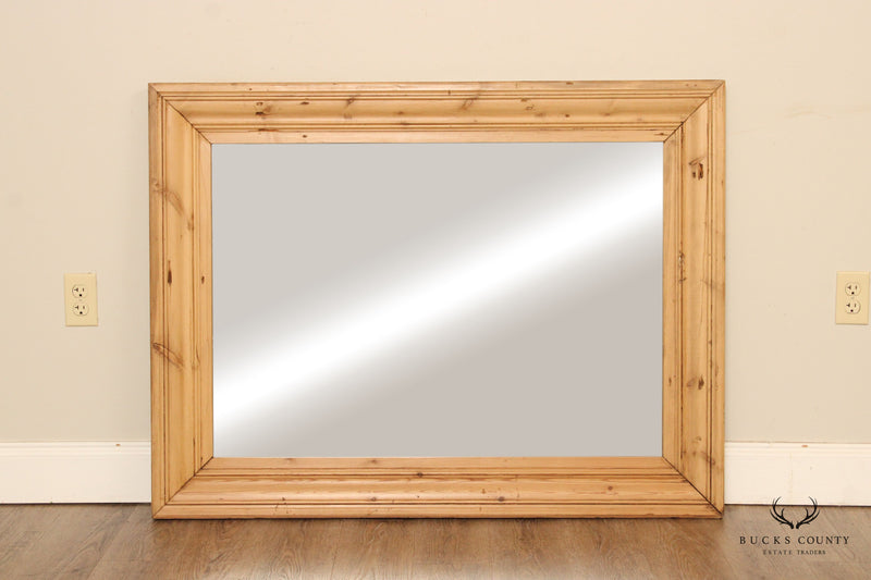 Cottage Style Solid Pine Frame Wall Mirror