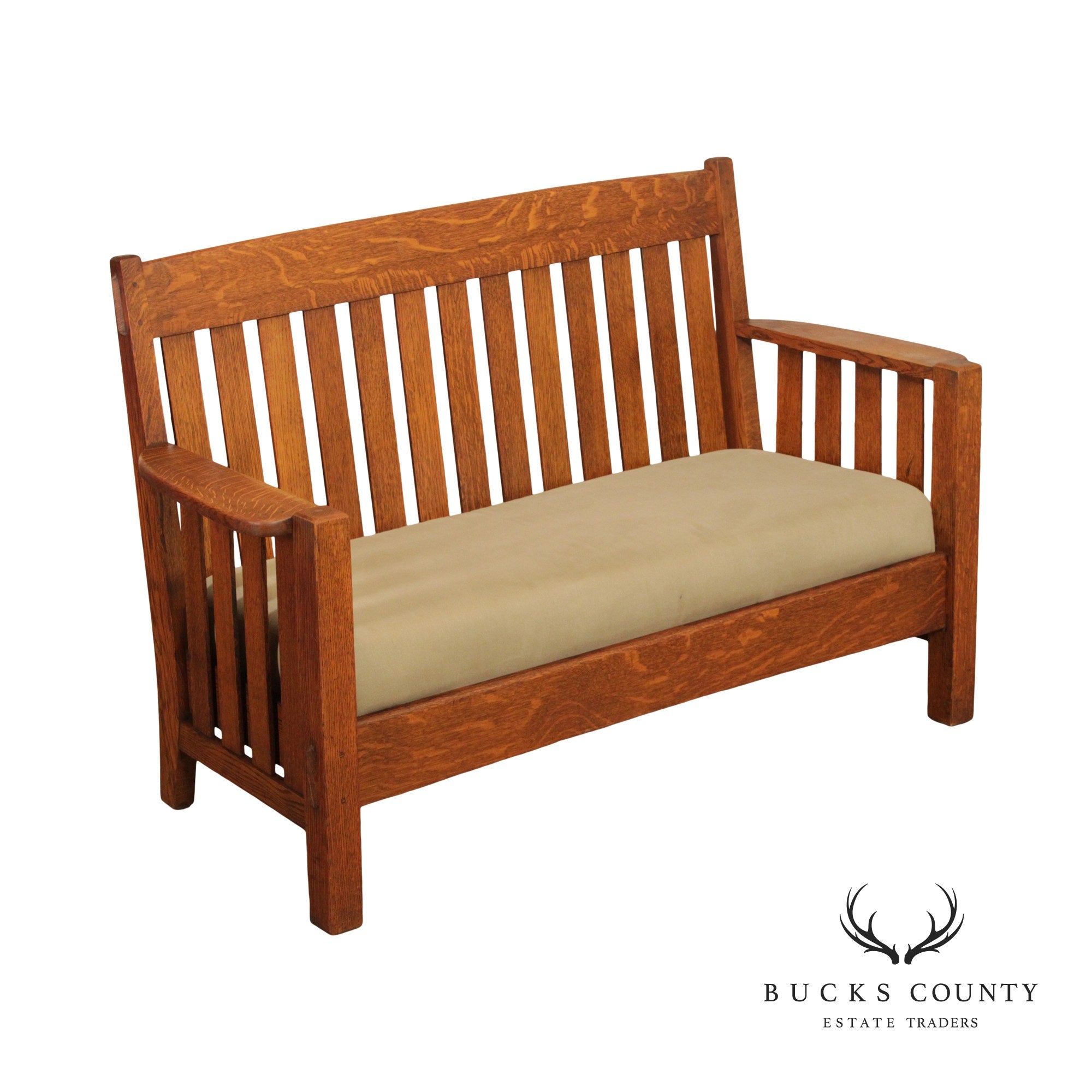 Harden Arts & Crafts Oak Settle