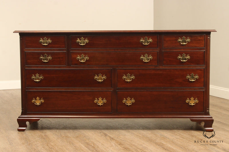 Stickley Chippendale Style Vintage Cherry Long Dresser