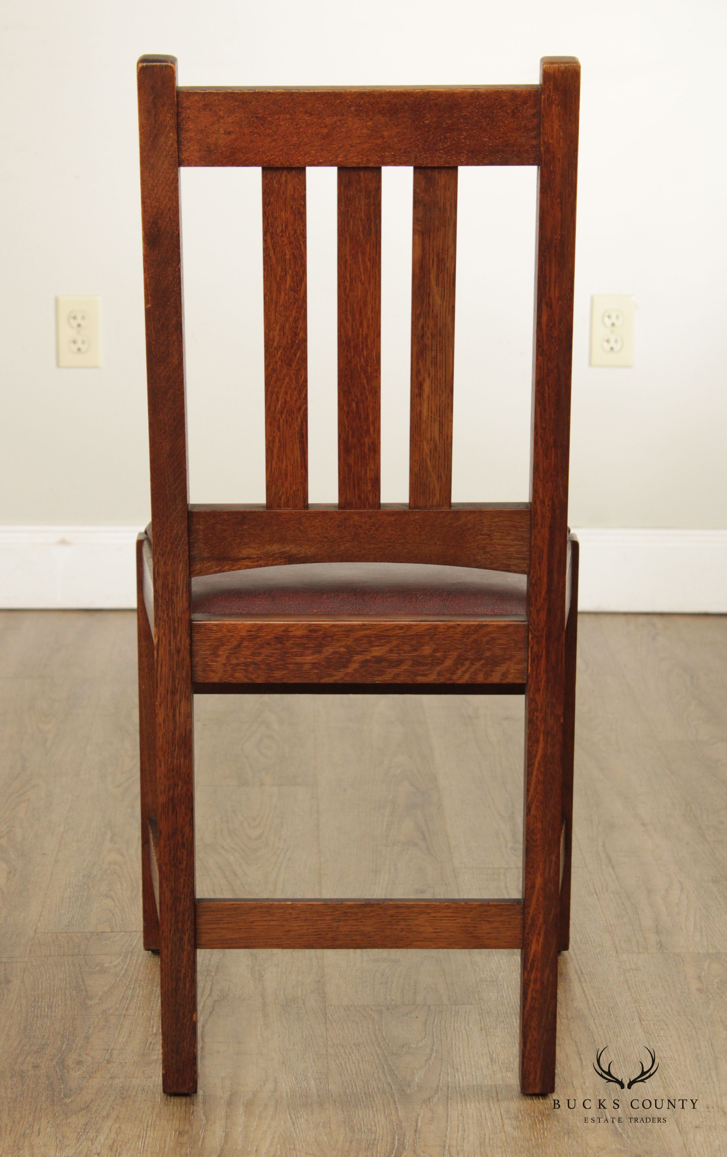 Limbert Antique Mission Oak Side Chair