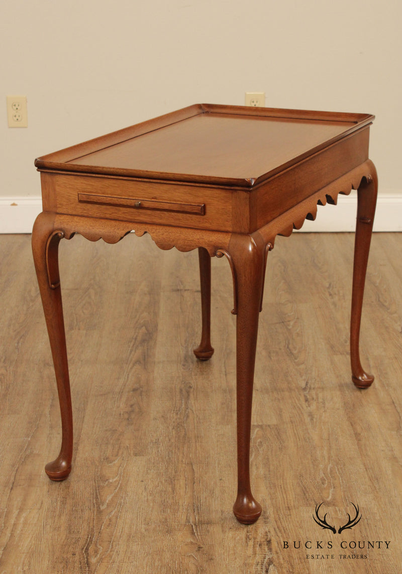 Kittinger CW- 8 Colonial Williamsburg Mahogany Queen Anne Side, Tea Table