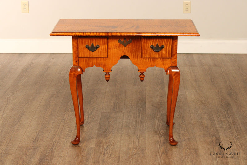 The Federalist Queen Anne Style Tiger Two Drawer Lowboy