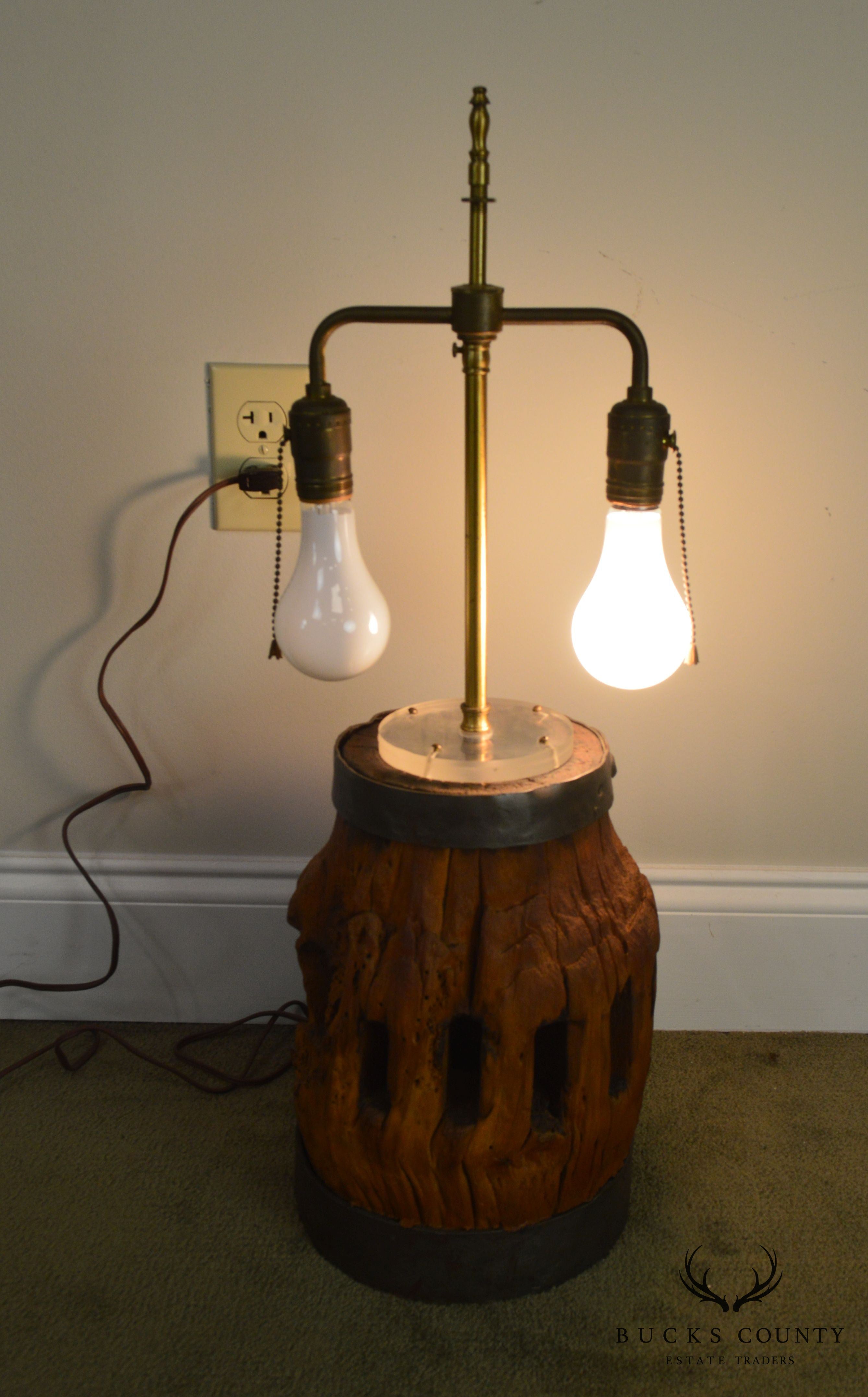 Vintage Tree Form Table Lamp