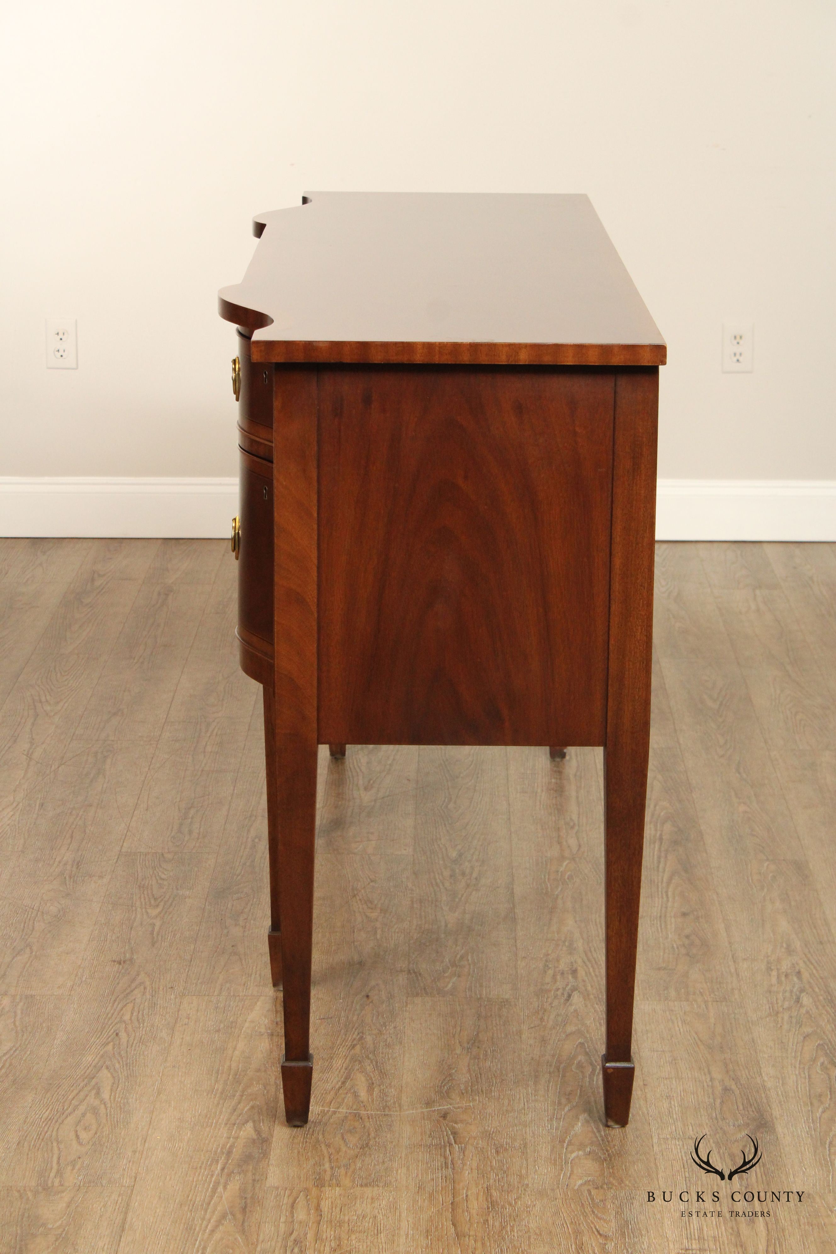 EJ Victor Federal Style Inlaid Mahogany Sideboard