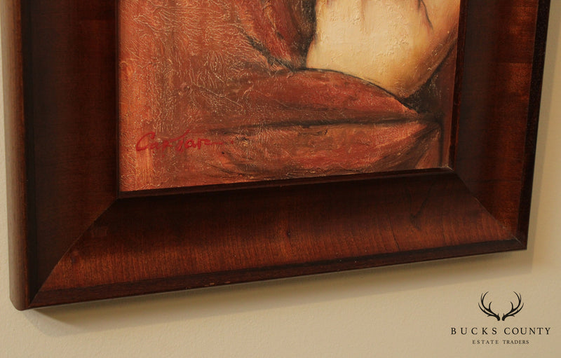 Nude Female Figure, Oil Painting