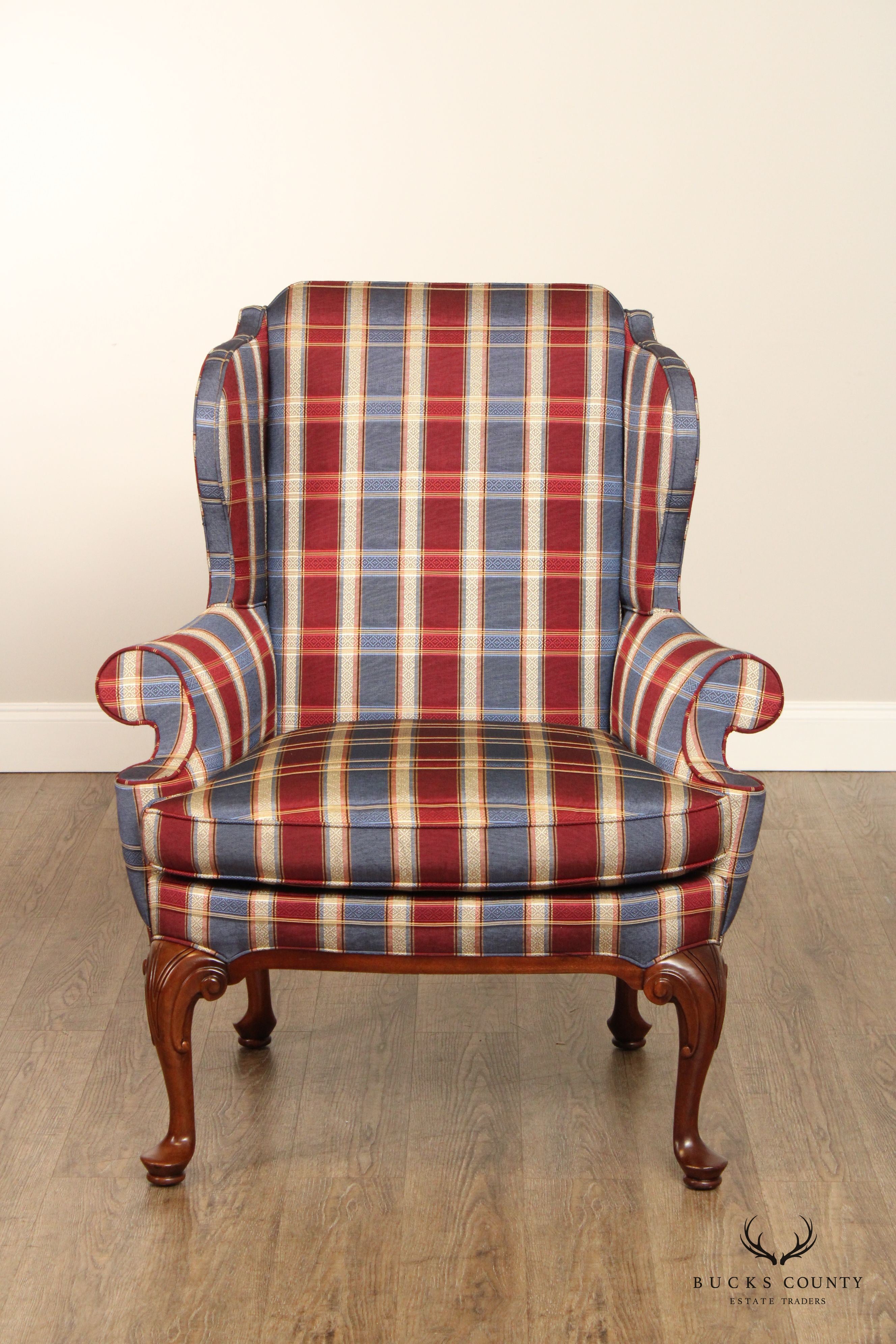 Southwood Georgian Style Wing Back Chair