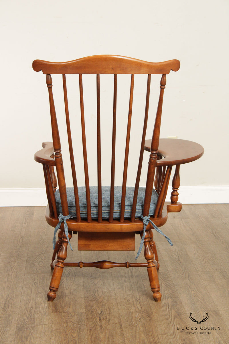 Heywood Wakefield Maple Colonial Windsor Writing Chair