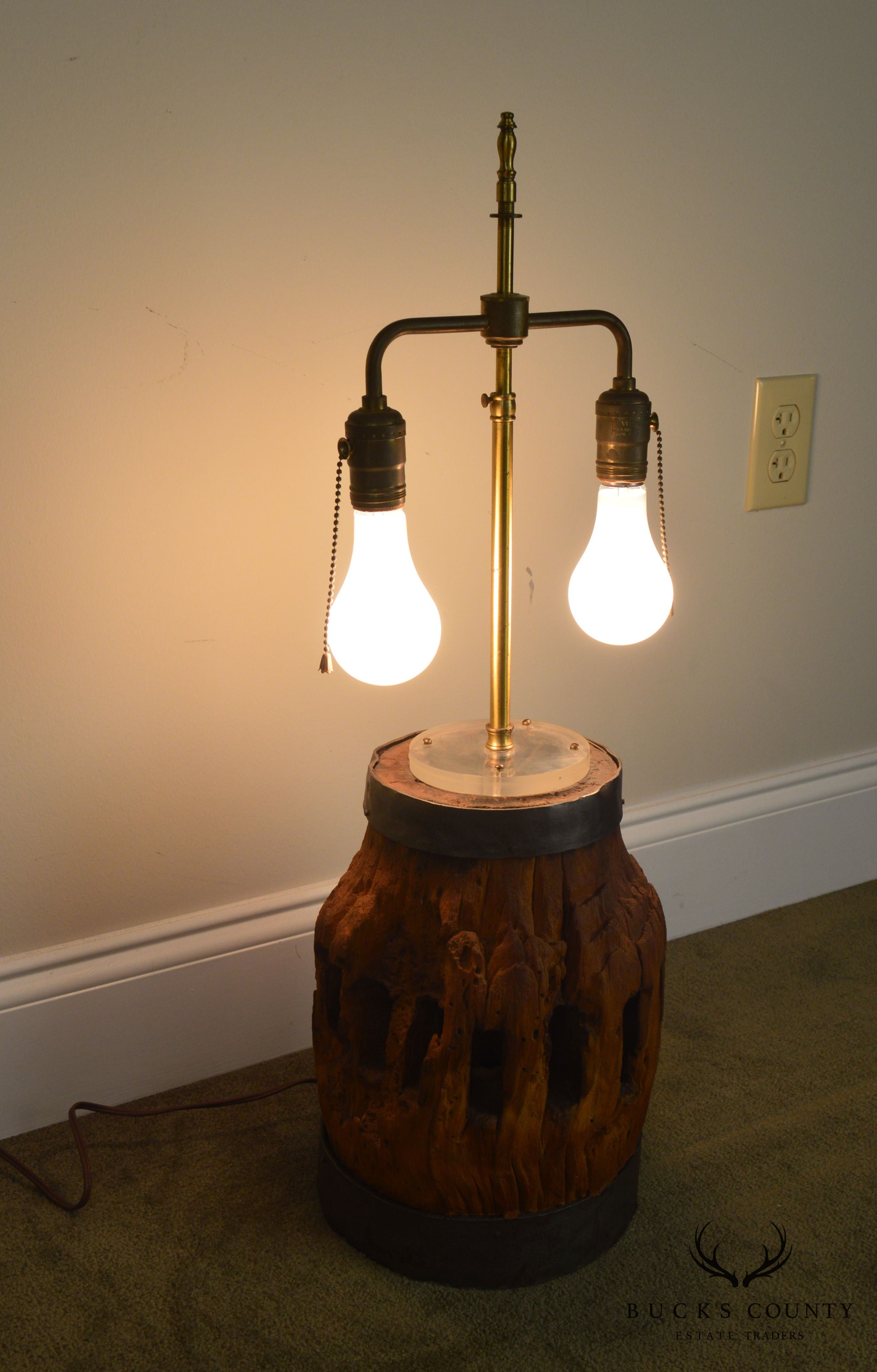 Vintage Tree Form Table Lamp