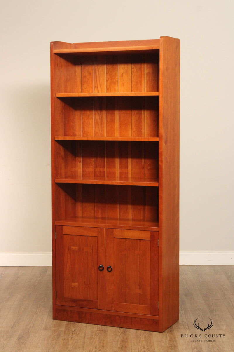 Stickley Mission Collection Pair of Tall Cherry Bookcases