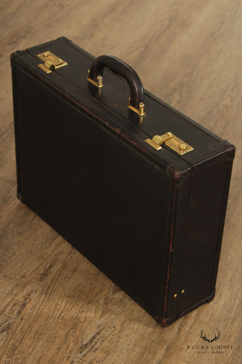 Bally Italian Brown Leather Executive Briefcase