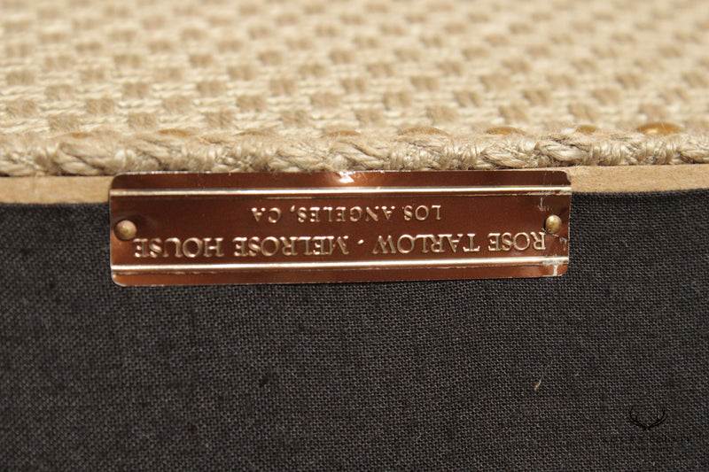 Rose Tarlow Melrose House Pair Custom Upholstered Club Chairs