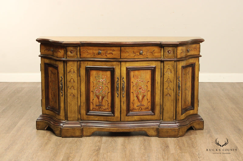 Collezione Europa Italian Provincial Style Painted Cabinet Sideboard